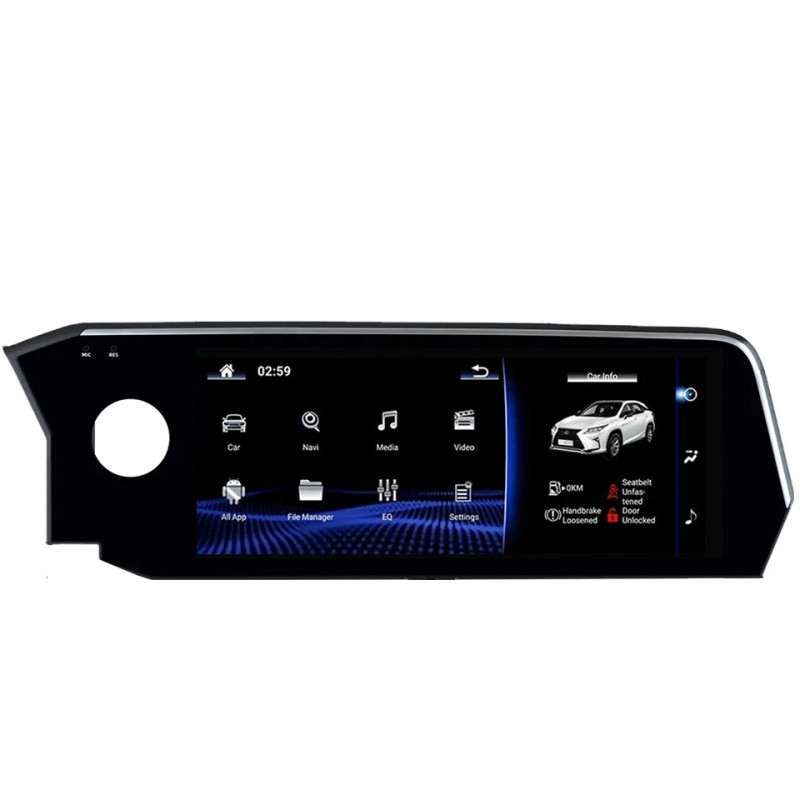 Oryginalna magnetofon FORS.auto dla Lexus ES U8C (8+64GB, 12,3