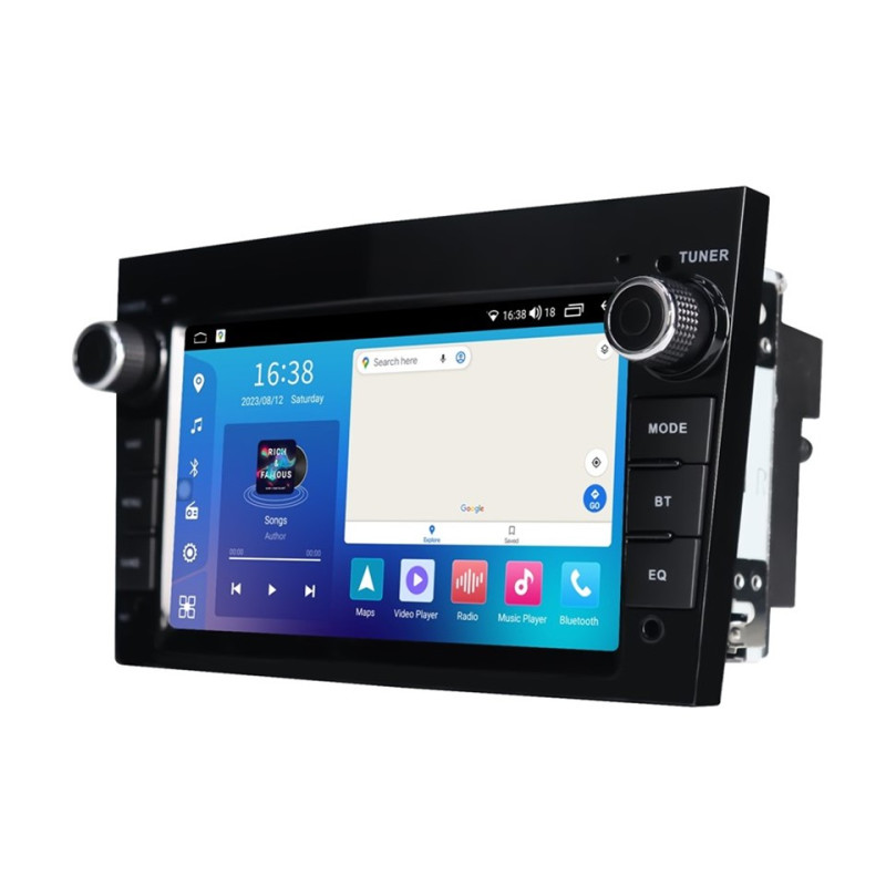 Android head unit FORS.auto 2 PRO-OP-B Opel Astra/Vectra/Zafira/Corsa (7", 2+32Gb, Black) 1998-2009