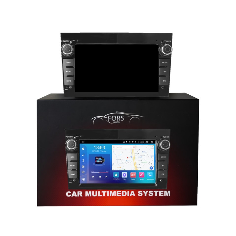 Android head unit FORS.auto 2 PRO-OP-B Opel Astra/Vectra/Zafira/Corsa (7", 2+32Gb, Black) 1998-2009