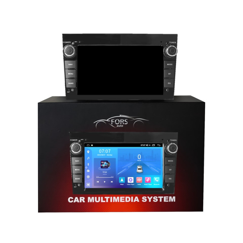 Android head unit FORS.auto 2 ULTRA-OP-B Opel Astra/Vectra/Zafira/Corsa (7", 2+32Gb, Black) 1998-2009