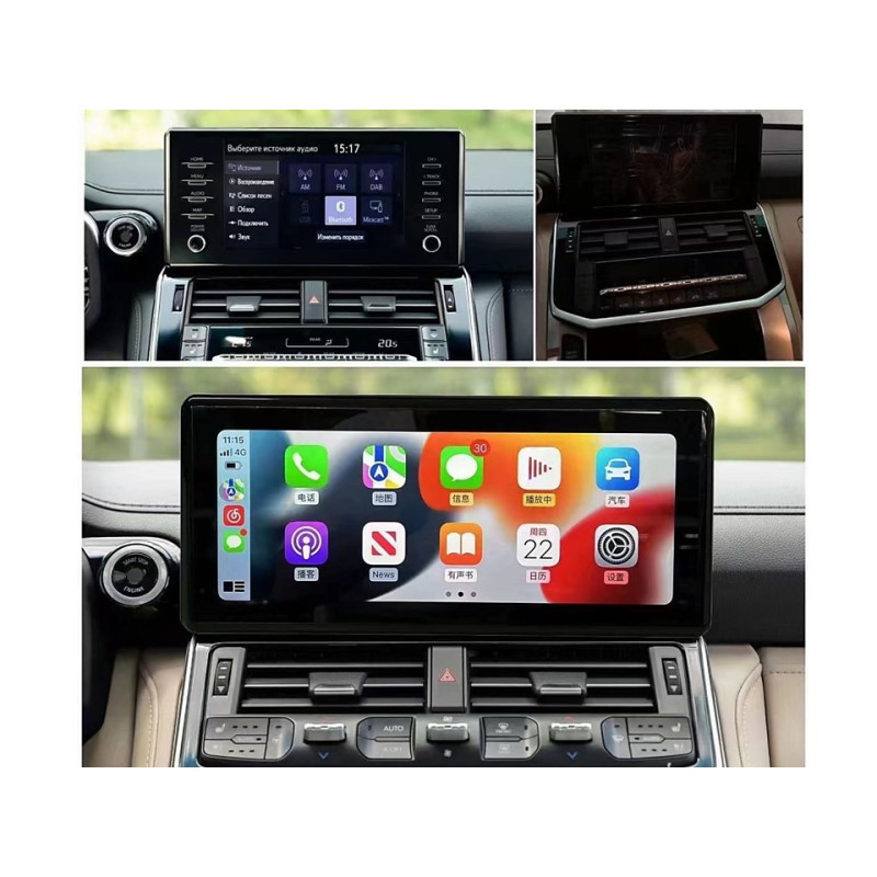 Android head unit FORS.auto for Toyota Land Cruiser LC300 (4+64Gb, 12.3") 2021+