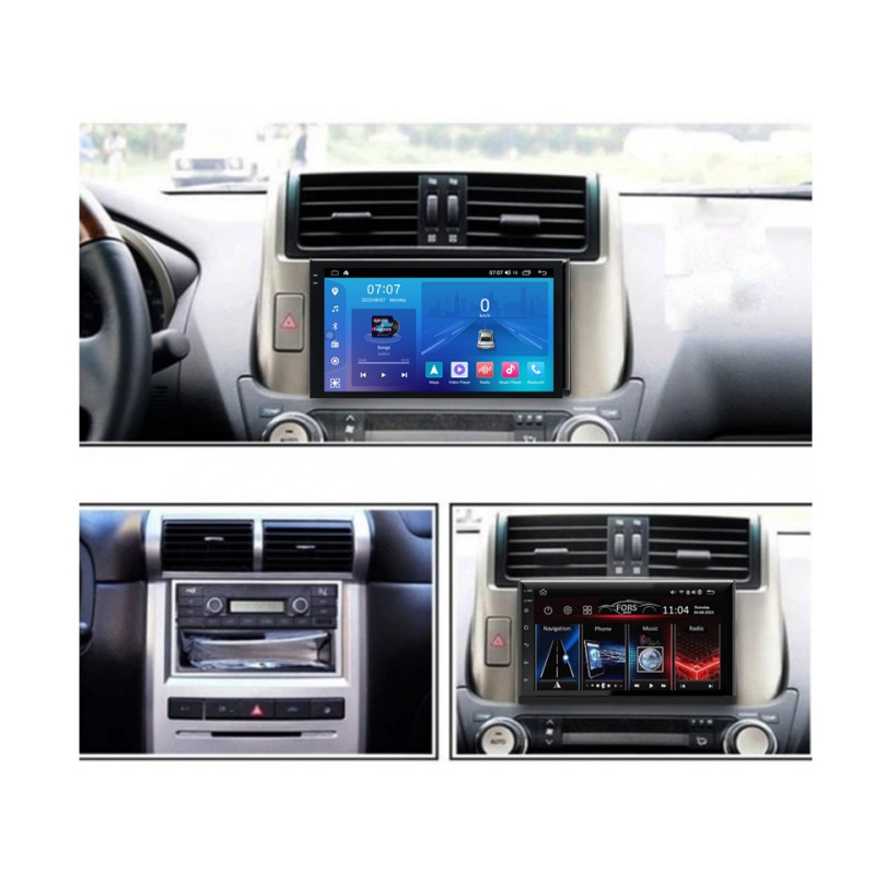Android head unit FORS.auto Universal 2DIN UN 2 ULTRA (7", 2+32Gb, CarPlay)