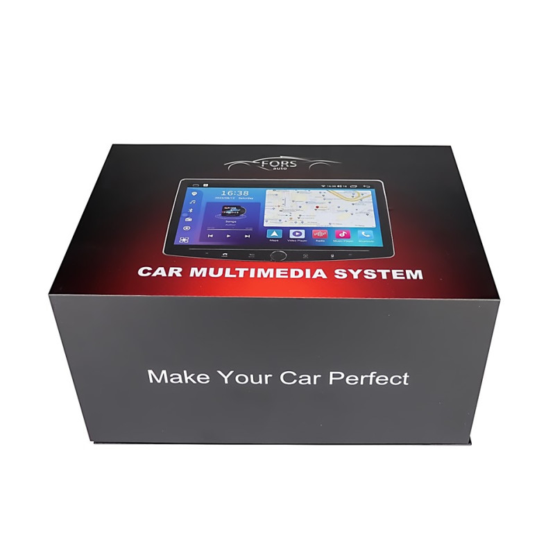 Android head unit FORS.auto Universal 1DIN 2 PRO-UNK (10", 2+32Gb, CarPlay)