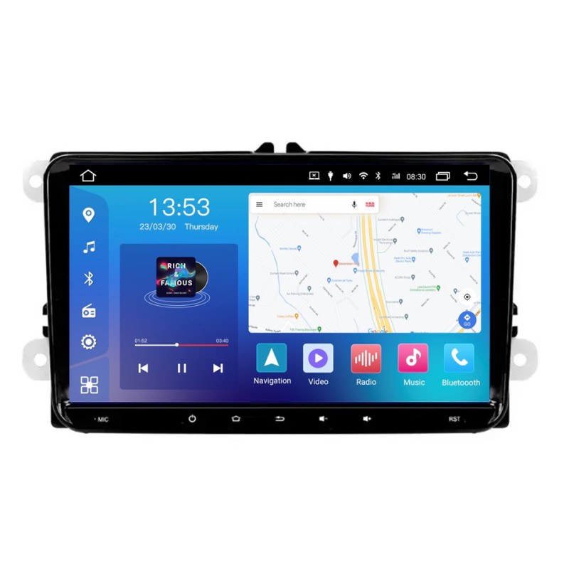 Universal Android head unit FORS.auto for Volkswagen 2 PRO (9", 2+32Gb, CarPlay)