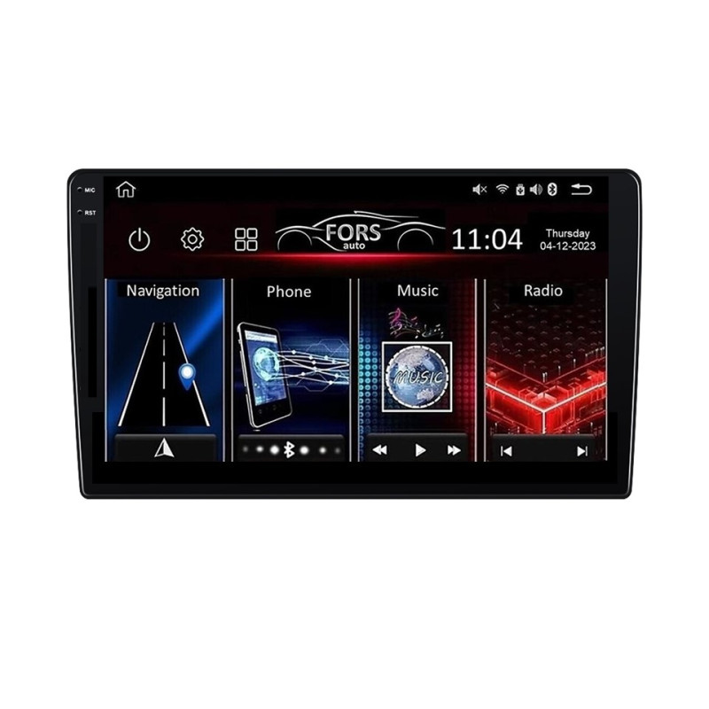 Android head unit FORS.auto FS 4 MAX for Audi A3 (4+32Gb, 9") 2003-2013