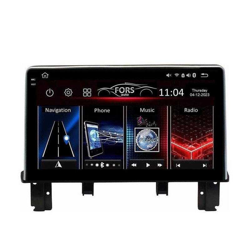 Android head unit FORS.auto FS 4 MAX for BMW 1-Series (4+32Gb, 9") 2013-2016
