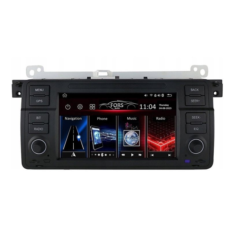 Android head unit FORS.auto 2 PRO for BMW E46 (2+32Gb, 7") 1998-2005