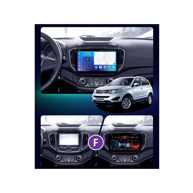 Android head unit FORS.auto FS 4 PRO for Chery Tiggo 5 (4+64Gb, 10") 2014-2018