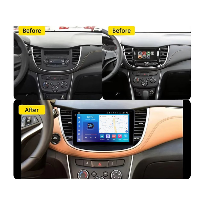 Android head unit FORS.auto FS 4 MAX for Chevrolet Trax (4+32Gb, 9") 2017-2019
