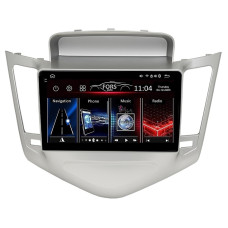 Android head unit FORS.auto FS 2 ULTRA for Chevrolet Cruze (2+32Gb, 9", Silver) 2008-2011