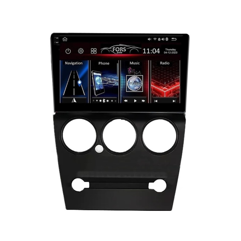 Android head unit FORS.auto FS 2 ULTRA for Citroen C-Elysee (2+32Gb, 9". black) 2008-2013