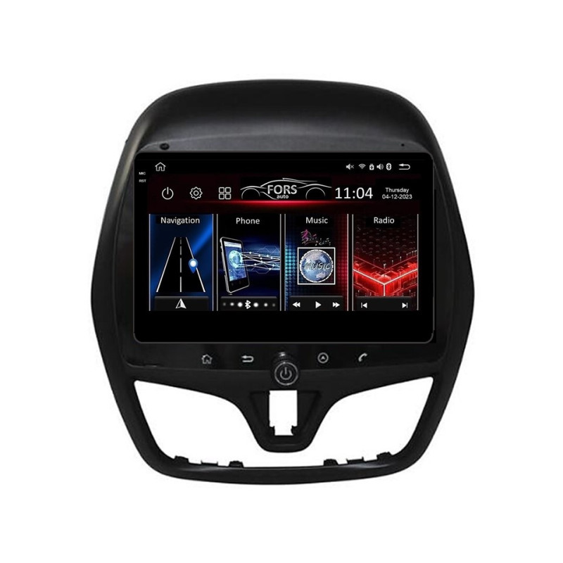 Android head unit FORS.auto FS 2 PRO for Daewoo Matiz/Chevrolet Spark/Beat (2+32Gb, 9") 2015-2018