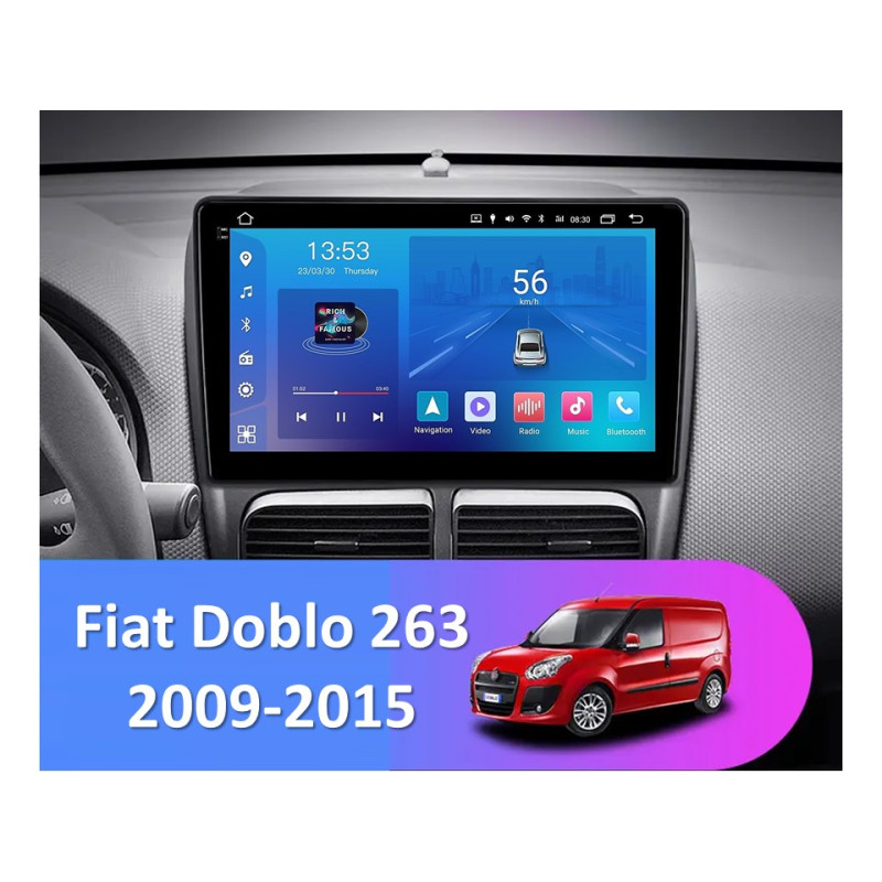 Radio Android FORS.auto FS 2 ULTRA  Fiat Doblo 263 (2+32Gb, 10