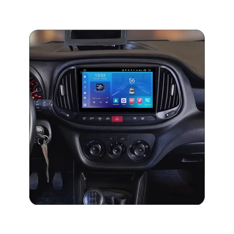 Android head unit FORS.auto FS 2 ULTRA for Fiat Doblo (2+32Gb, 9") 2015-2019