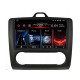 Android head unit FORS.auto FS 4 MAX Qled for Ford Focus (4+32Gb, 9", Auto AC, black) 2005-2011