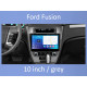 Android head unit FORS.auto FS 4 MAX for Ford Fusion (4+32Gb, 10", grey) 2009-2012