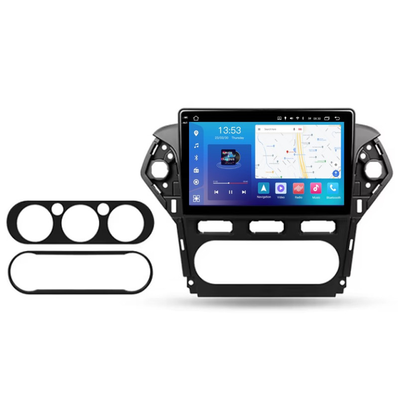Android head unit FORS.auto FS 2 PRO for Ford Mondeo (2+32Gb, 10", black) 2011-2013