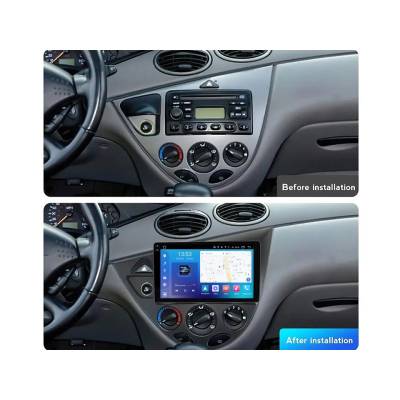 Android head unit FORS.auto FS 6 MAX for Ford Focus (6+128Gb, 9") 1998-2005