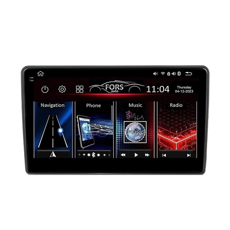 Android head unit FORS.auto FS 2 ULTRA for Ford Mondeo/C-MAX (2+32Gb, 9") 2007-2010