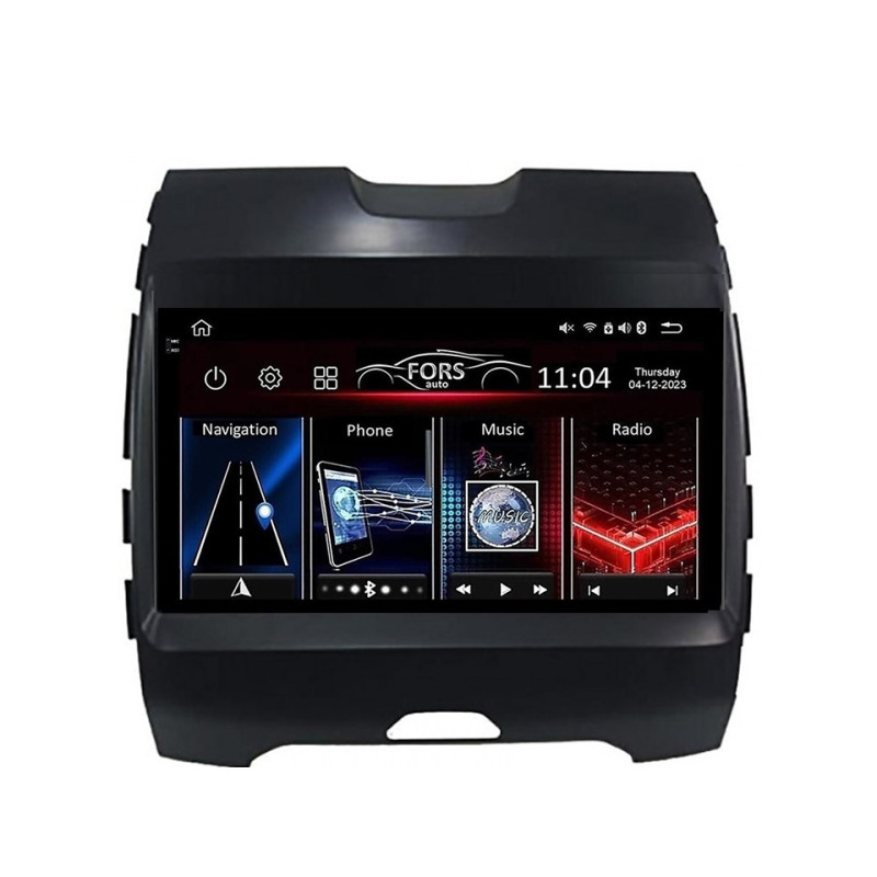 Android head unit FORS.auto FS 6 MAX for Ford Edge (6+128Gb, 9") 2015-2018
