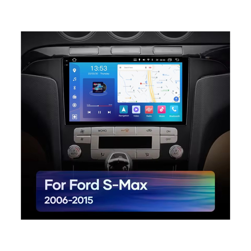 Radio Android FORS.auto FS 4 MAX  Ford S-MAX (4+32Gb, 9