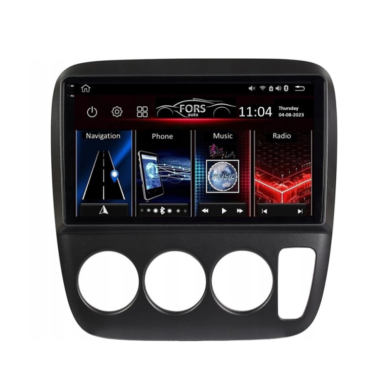 Android head unit FORS.auto FS 2 PRO for Honda CRV (2+32Gb, 9") 1995-2001