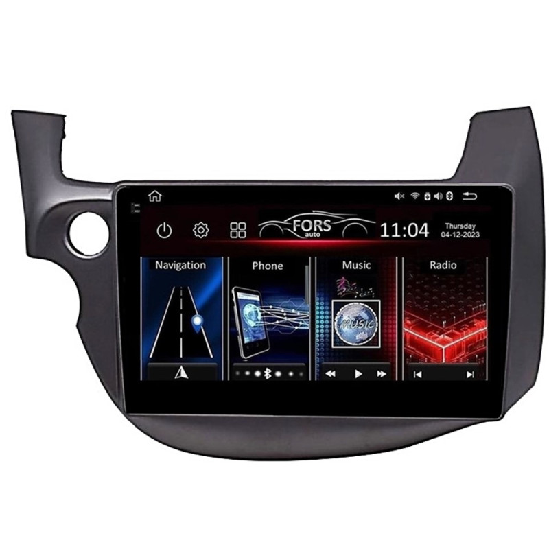 Android head unit FORS.auto FS 4 MAX for Honda Jazz (4+32Gb, 10") 2008-2013