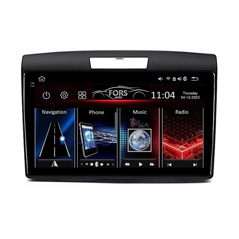Android head unit FORS.auto FS 4 MAX for Honda CRV (4+32Gb, 9") 2012-2017