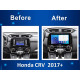 Android head unit FORS.auto FS 2 PRO for Honda CRV (2+32Gb, 9", UV black) 2017+
