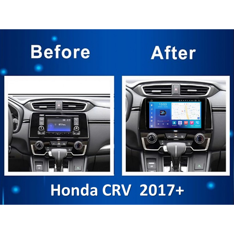 Android head unit FORS.auto FS 4 MAX Qled for Honda CRV (4+32Gb, 9") 2017+