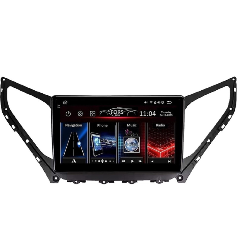 Android head unit FORS.auto FS 2 PRO for Hyundai Azera (2+32Gb, 9") 2014-2015