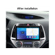 Android head unit FORS.auto FS 2 PRO for Hyundai I20 (2+32Gb, 9", Auto AC) 2012-2014