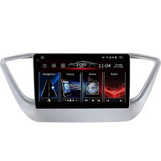 Android head unit FORS.auto FS 4 PRO for Hyundai Accent/Verna (4+64Gb, 9") 2017-2018