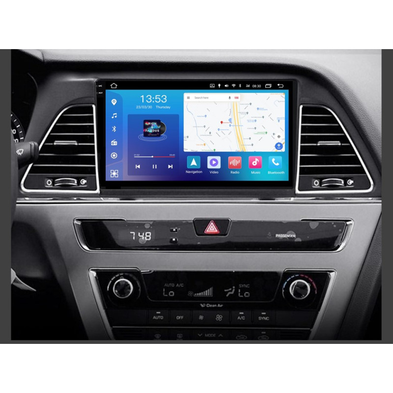Android head unit FORS.auto FS 4 PRO for Hyundai Sonata (4+64Gb, 9") 2015-2018