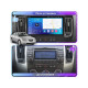 Android head unit FORS.auto FS 4 PRO for Hyundai Sonata/NF (4+64Gb, 9", Manual AC) 2008-2010
