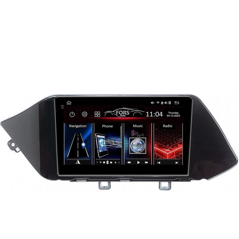 Android head unit FORS.auto FS 4 MAX for Hyundai Sonata (4+32Gb, 10") 2019-2020