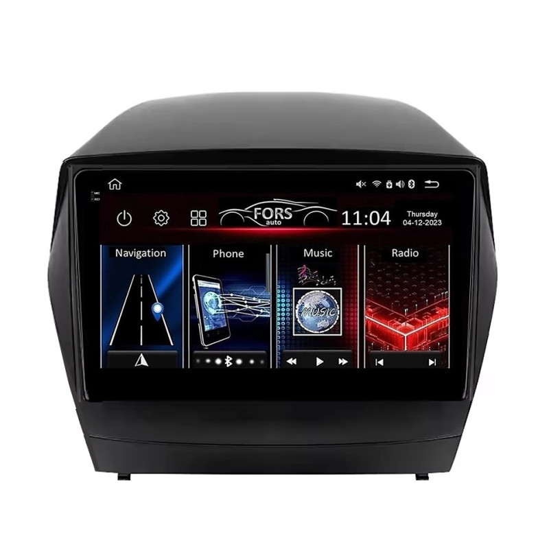 Android head unit FORS.auto FS 2 ULTRA for Hyundai IX35 (2+32Gb, 9") 2010-2015