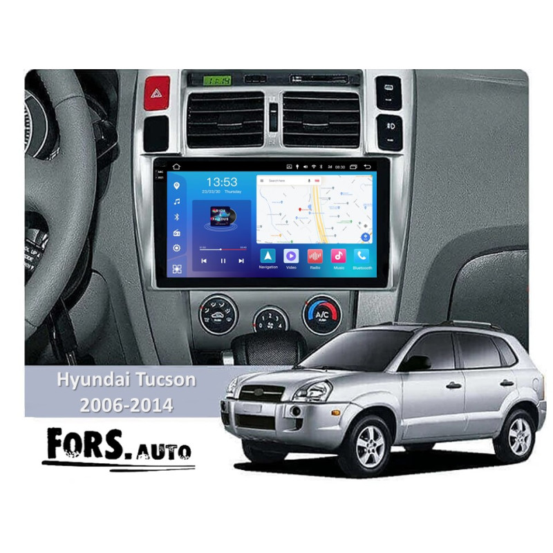 Radio Android FORS.auto FS 6 MAX  Hyundai Tucson (6+128Gb, 10