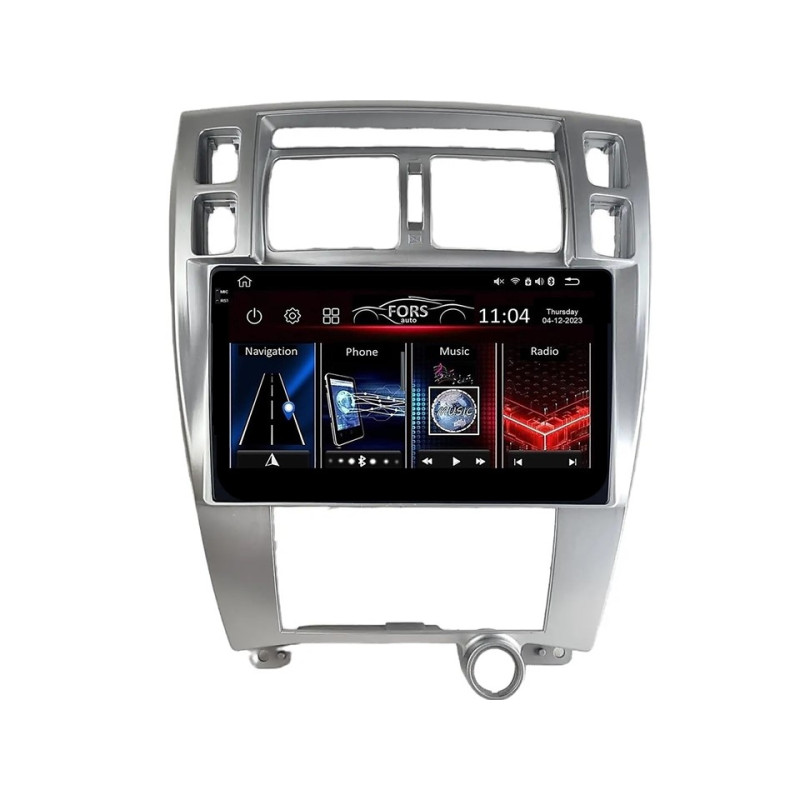 Android head unit FORS.auto FS 2 PRO for Hyundai Tucson (2+32Gb, 10") 2006-2014