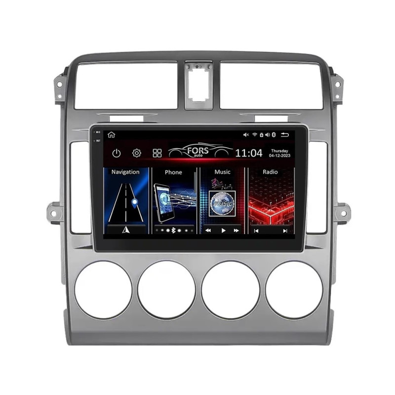 Android head unit FORS.auto FS 4 PRO for Kia Carnival (4+64Gb, 9") 2002-2006