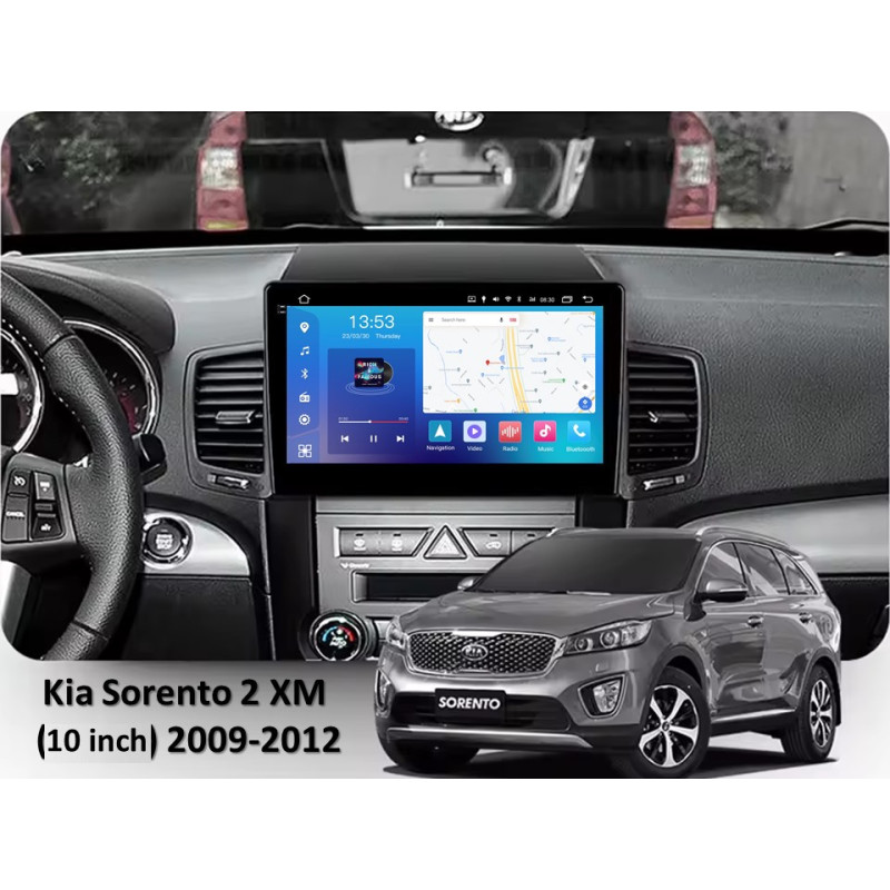 Android head unit FORS.auto FS 4 MAX Qled for Kia Sorento 2 XM (4+32Gb, 10") 2009-2012