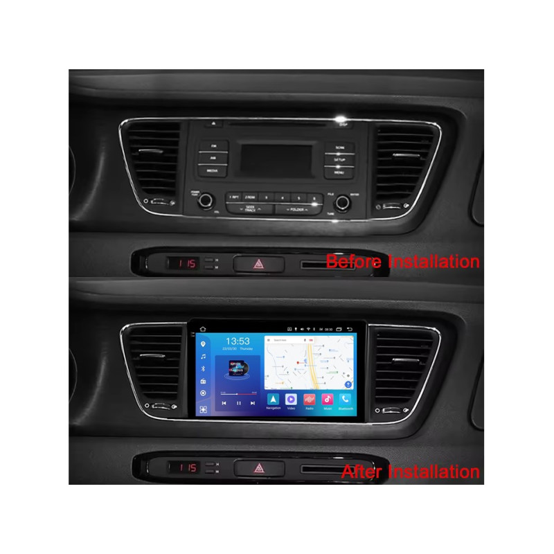 Android head unit FORS.auto FS 4 MAX for Kia Carnival (4+32Gb, 9") 2014-2020