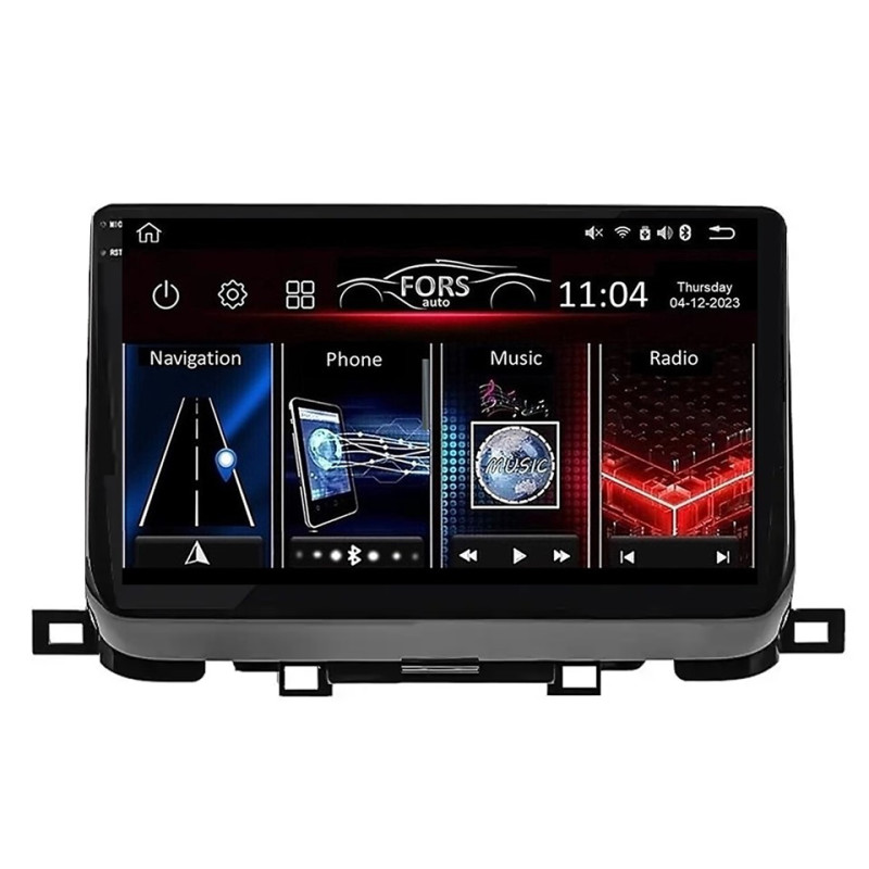 Android head unit FORS.auto FS 4 MAX Qled for Kia Sportage (4+32Gb, 10") 2018-2021