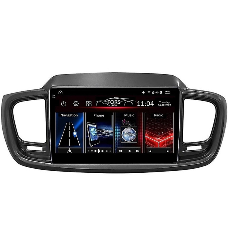 Android head unit FORS.auto FS 2 ULTRA for Kia Sorento (2+32Gb, 10") 2014-2017