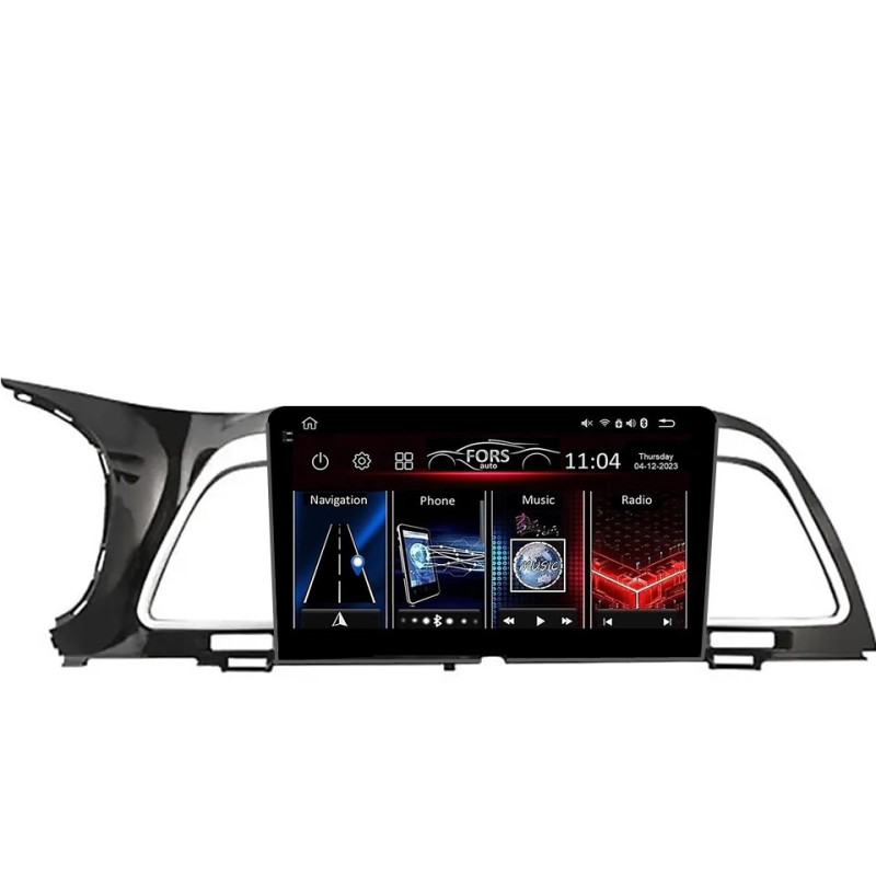 Android head unit FORS.auto FS 2 ULTRA for Kia K4 (2+32Gb, 9") 2014-2017