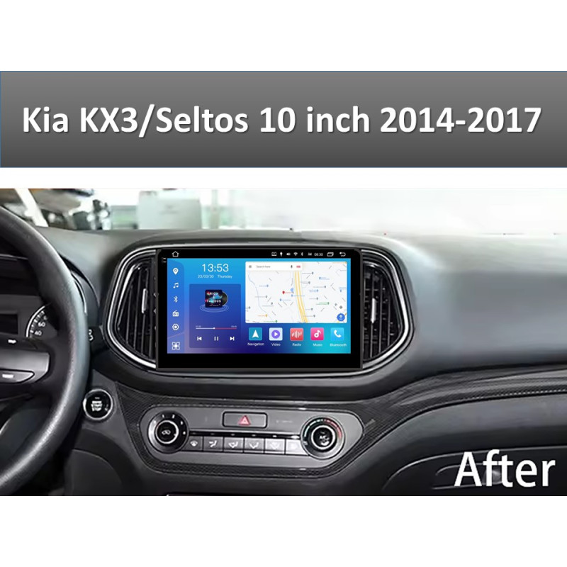 Android head unit FORS.auto FS 4 PRO for Kia KX3/Seltos (4+64Gb, 10") 2014-2017
