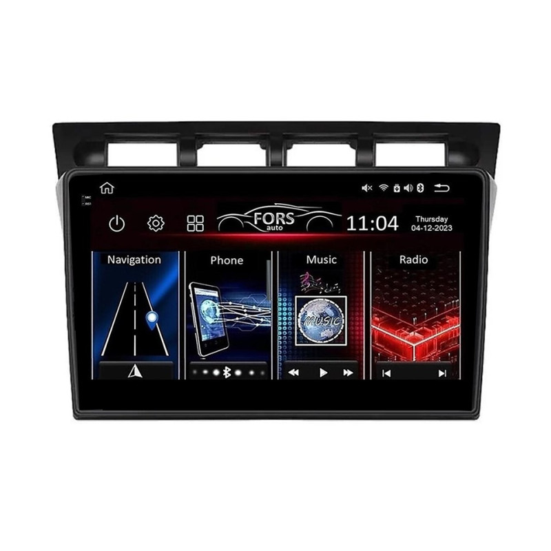 Android head unit FORS.auto FS 2 ULTRA for Kia Picanto (2+32Gb, 9") 2004-2007
