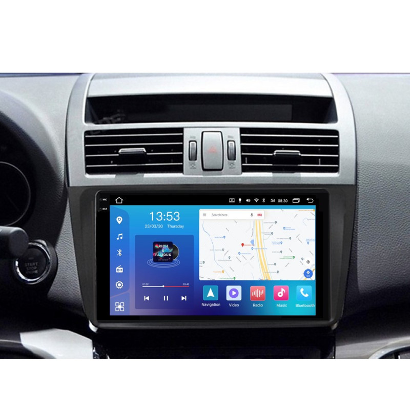 Android head unit FORS.auto FS 6 MAX for Mazda 3 (6+128Gb, 9") 2010-2016
