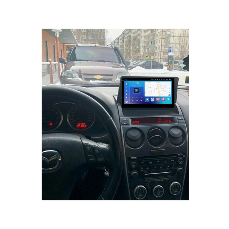 Android head unit FORS.auto FS 4 MAX Qled for Mazda 6 (4+32Gb, 9") 2002-2008