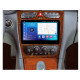 Android head unit FORS.auto FS 4 MAX Qled for Mercedes-Benz C-Class W203 2002-2004/CLK-Class W209 2002-2006 (4+32Gb, 9", wooden)
